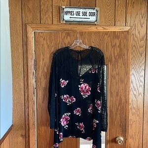 Torrid lace tunic top